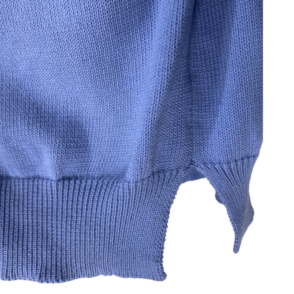Sota Clothing Lake Days Embroidered Sweater Peri Blue Ivory XL Retail $78 NWT - Picture 4 of 11